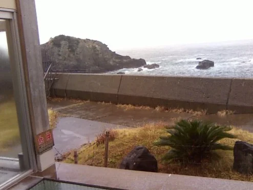 越前温泉露天風呂 日本海