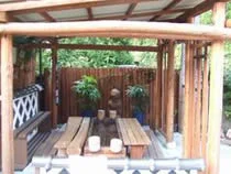 松蔭通りの足湯