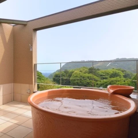 All Rooms with Ocean View Open-Air Bath, Petit Hotel Hinata-no-Oka - Shizuoka