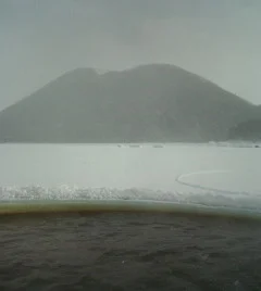 然別湖コタン 氷上露天風呂