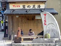 鷺の足湯