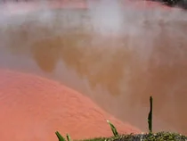 血の池地獄 足湯