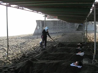 山川天然砂むし温泉 砂湯里