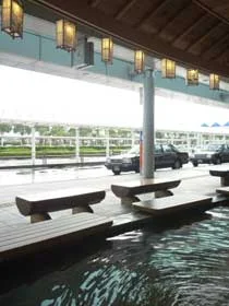 鹿児島空港 足湯 おやっとさぁ