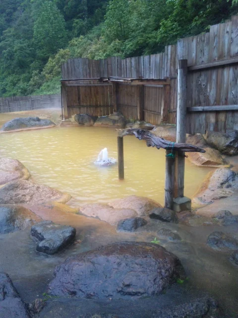 湯ノ沢間欠泉湯の華 (閉館しました)