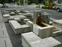 Atsumi Onsen Foot Bath 'Anbe-yu' - Yamagata