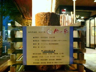 柏天然温泉 白金の湯 ゆの華(閉館しました)