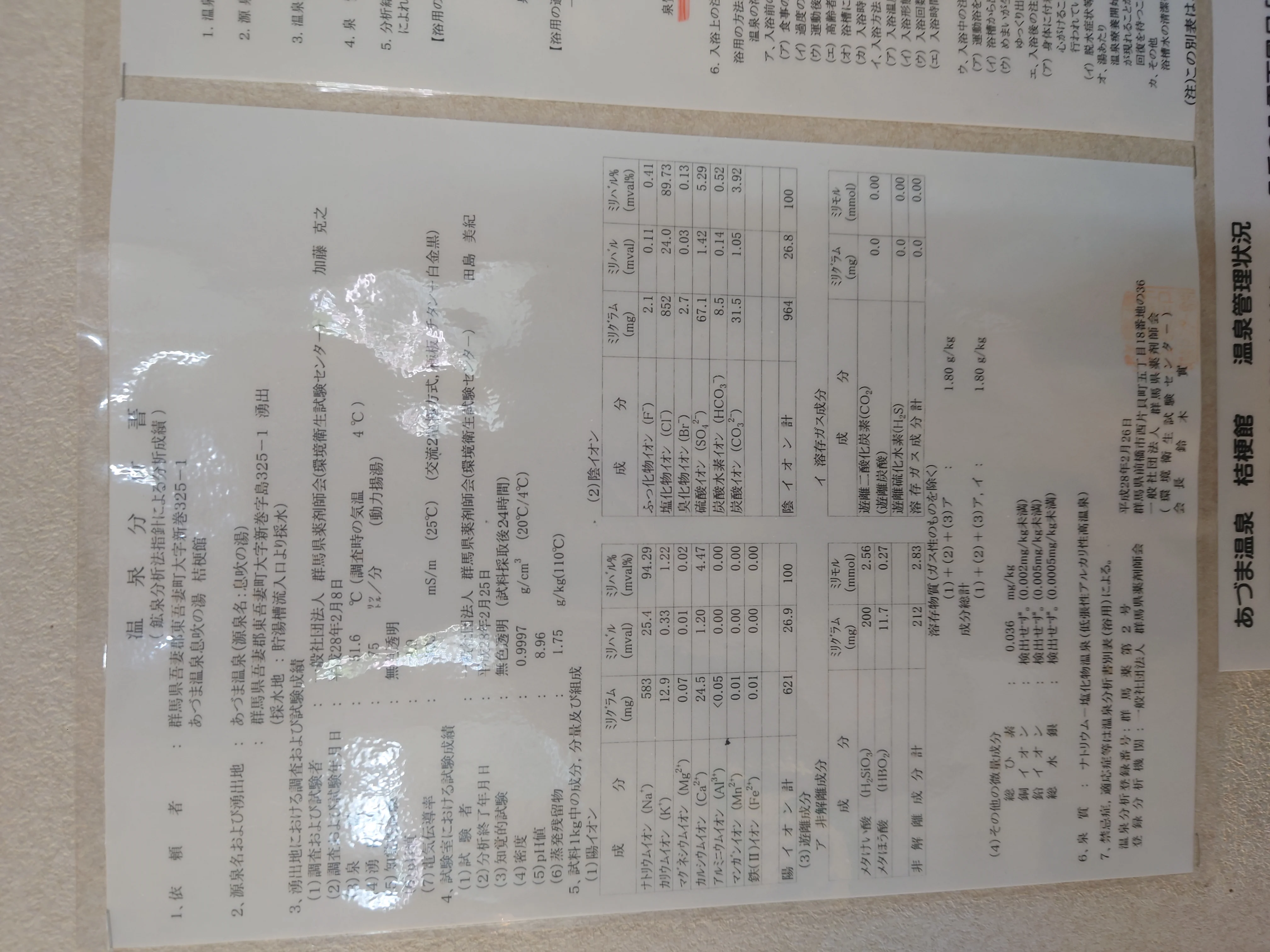 あづま温泉　息吹の湯　桔梗館