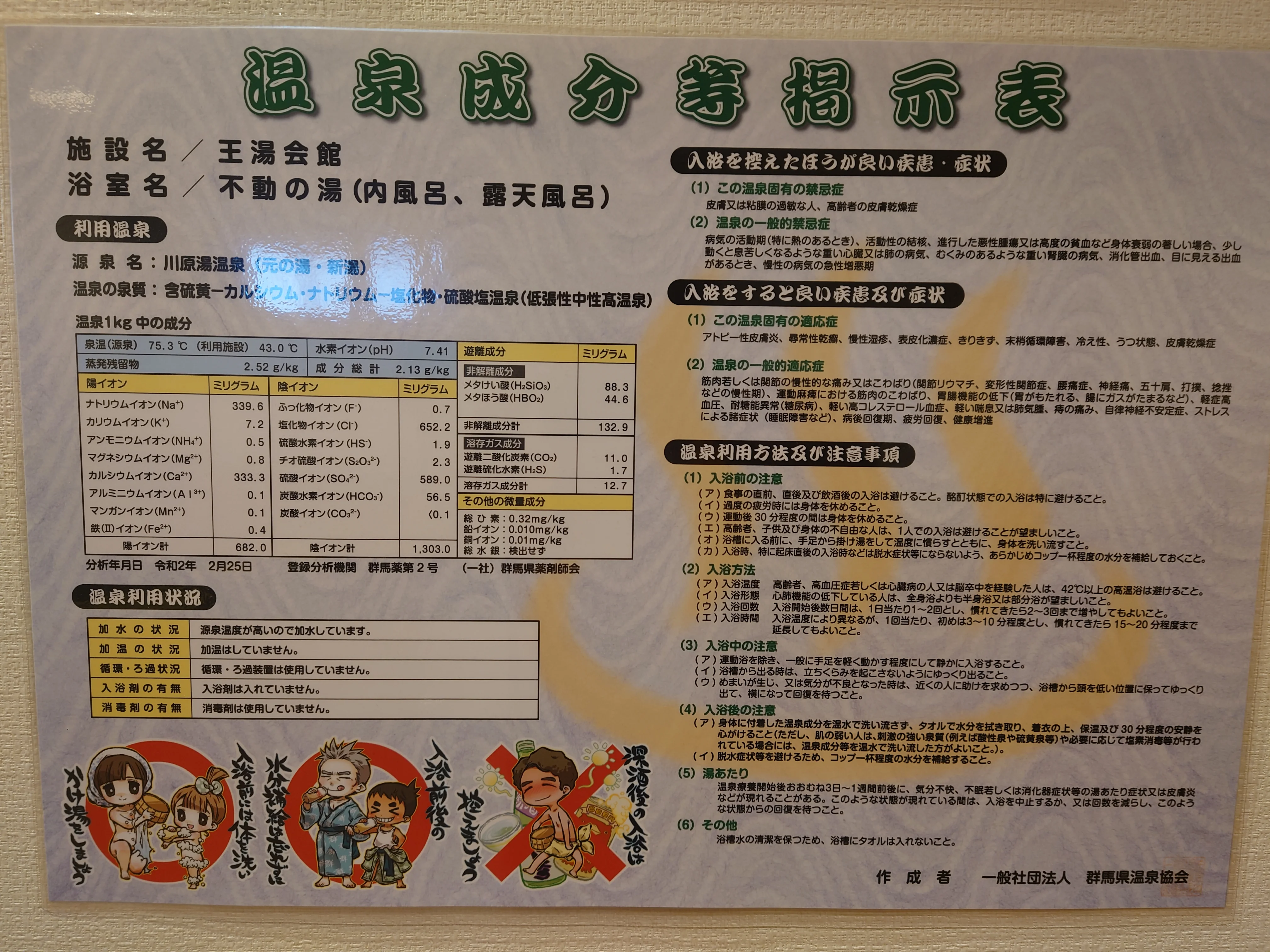 川原湯温泉 共同浴場 王湯