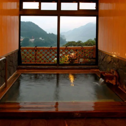 Sarugakyo Onsen, Lake and Mountain Scenic Inn, Higuchi - Gunma