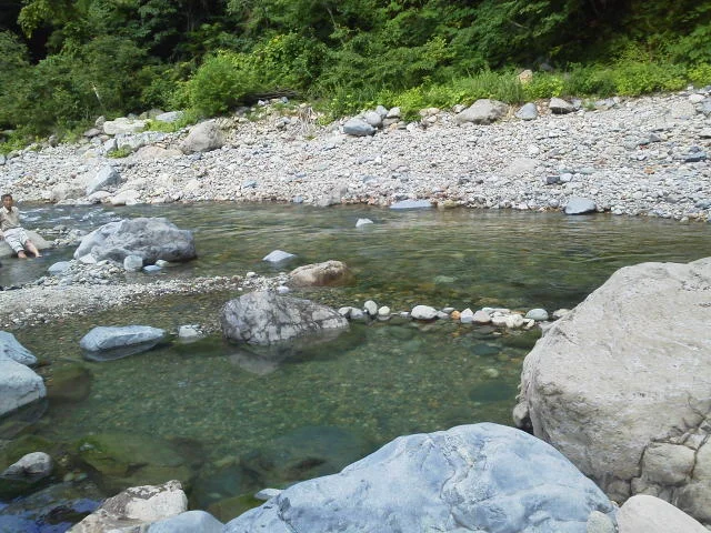 切明温泉 河原の湯