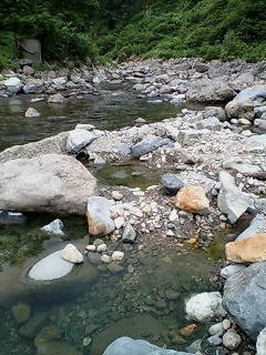 切明温泉 河原の湯