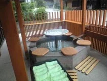 信州高山アンチエイジングの里 スパ・ワインセンターの足湯