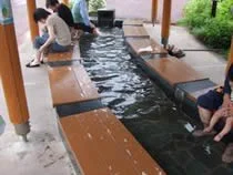 楓の湯の足湯